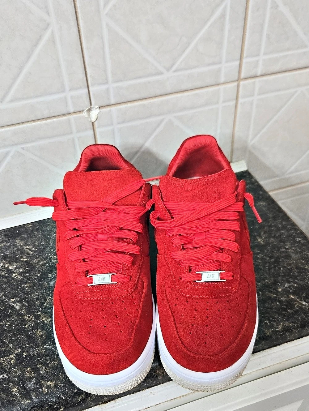 Nike Air Force 1 Red Sneakers